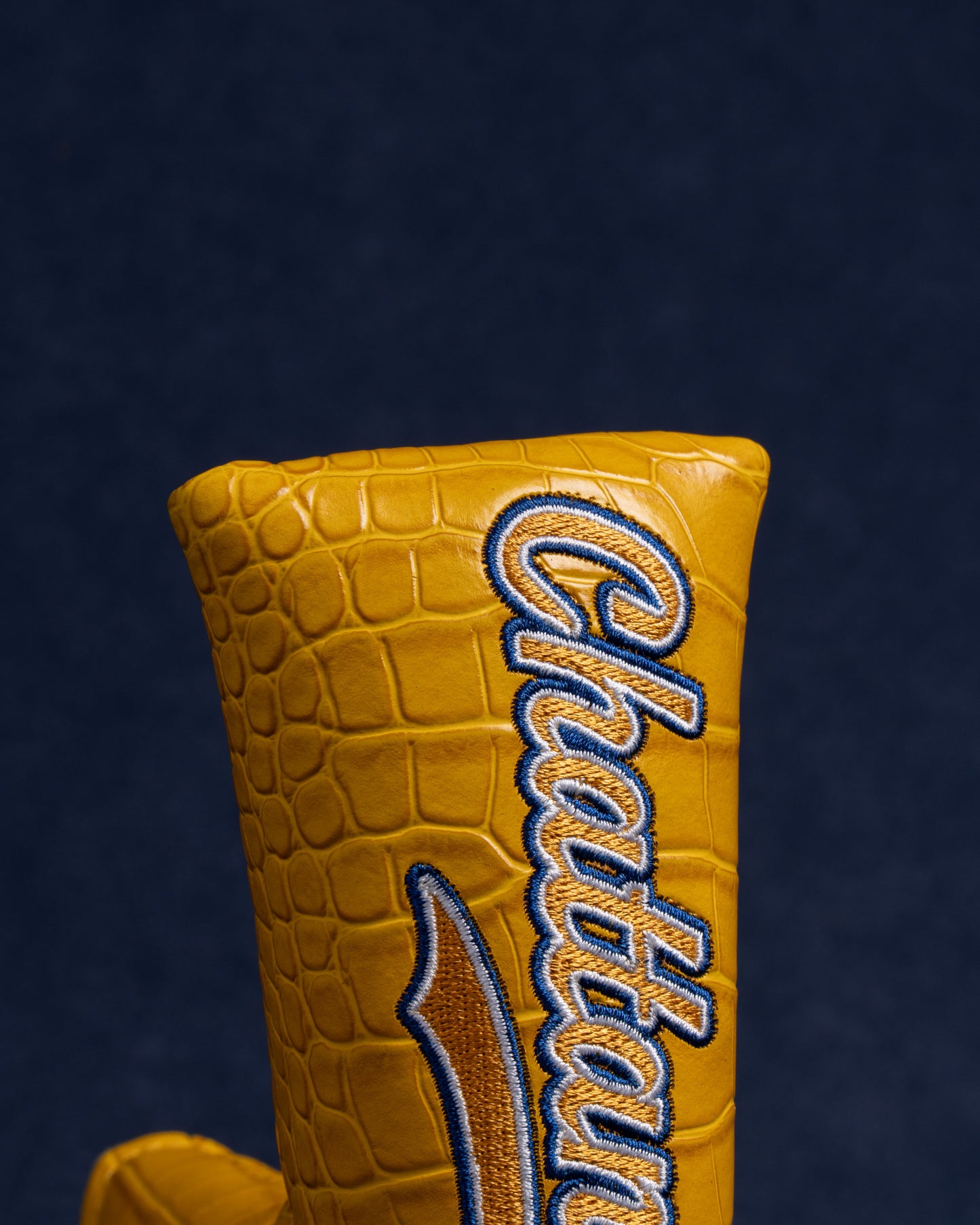 Chattanooga Mocs Croc-Embossed Leather Blade Putter Cover