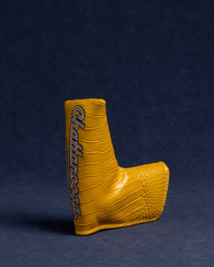 Chattanooga Mocs Croc-Embossed Leather Blade Putter Cover