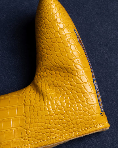 Chattanooga Mocs Croc-Embossed Leather Blade Putter Cover