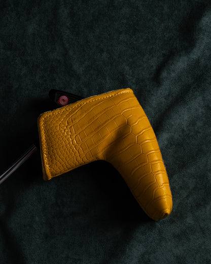 Chattanooga Mocs Croc-Embossed Leather Blade Putter Cover