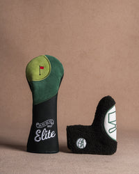 Custom putter and alignment stick covers by Heads Up