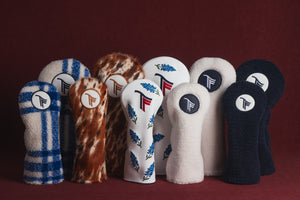 Collection of custom club headcovers by Heads Up
